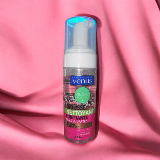 Vénus Mousse Nettoyante Purifiante - Peau sèche 🫧