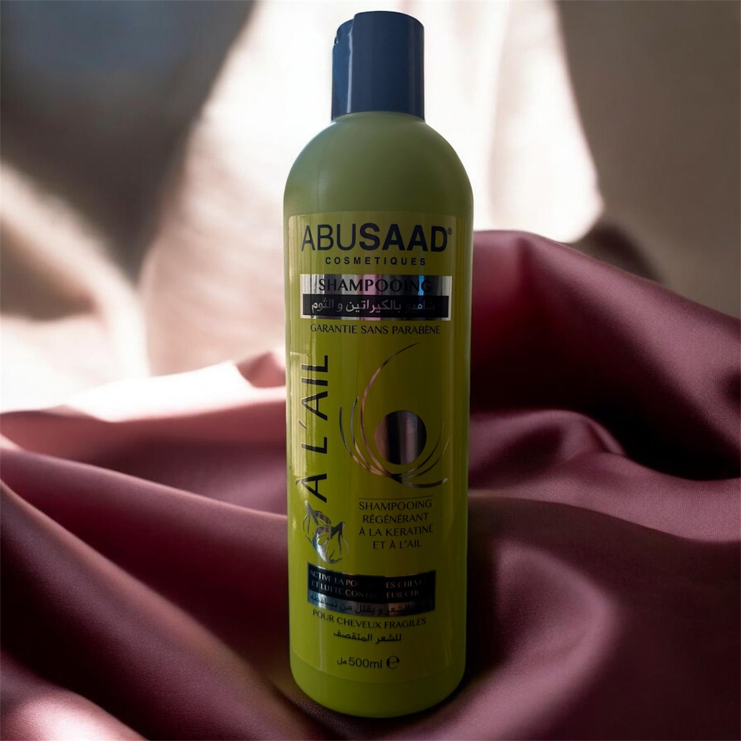 ABUSAAD-Shampoing Régénérant à la Kératine & à l’Ail 🧄