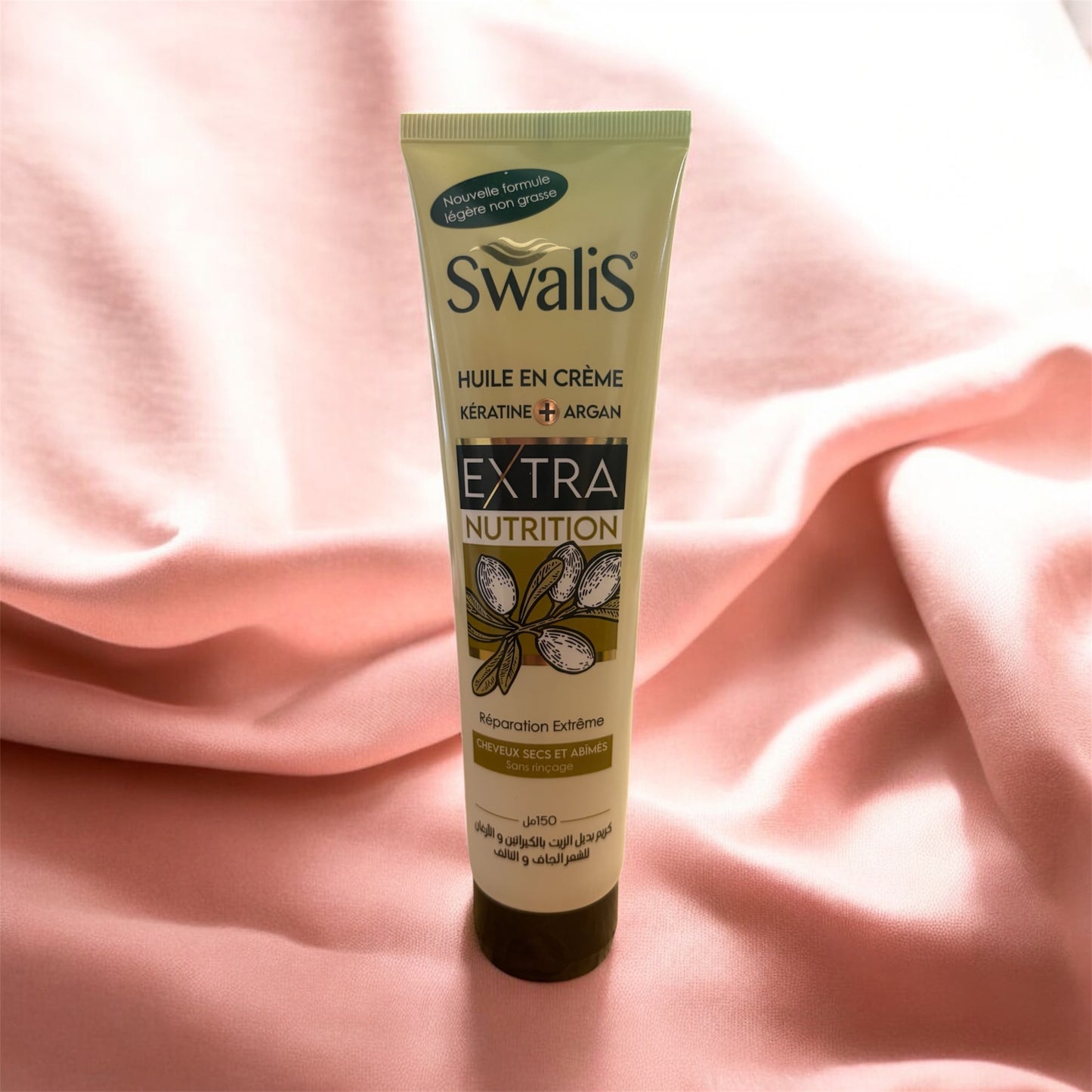 Swalis – Huile en Crème Extra Nutrition– Kératine & Argan