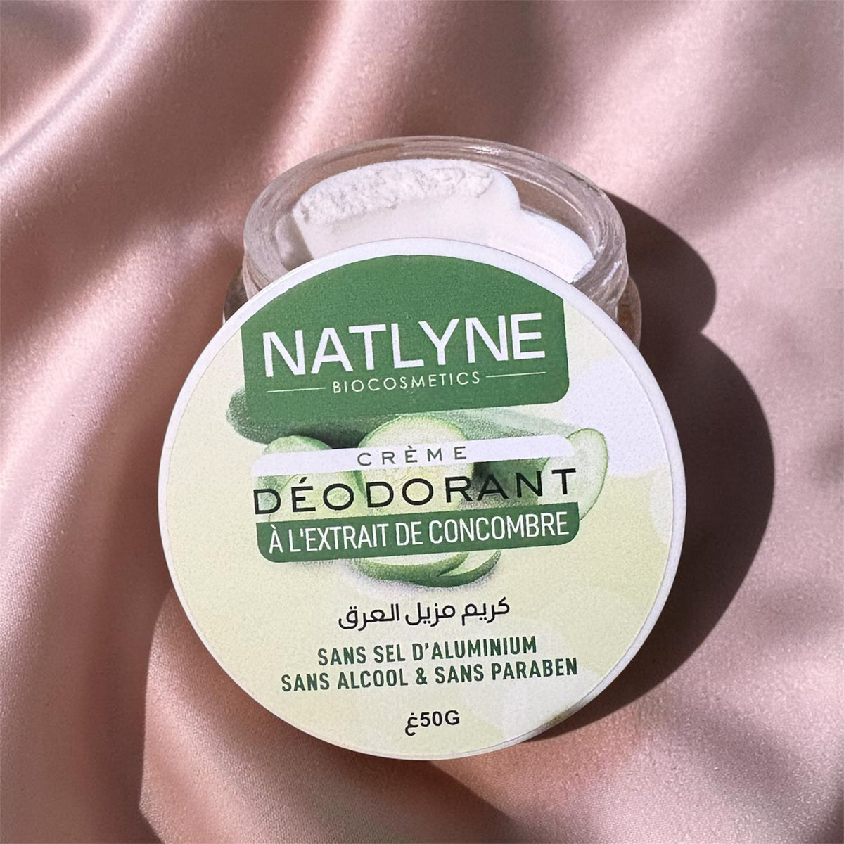 NatLyne-Crème Déodorante au Concombre 🥒