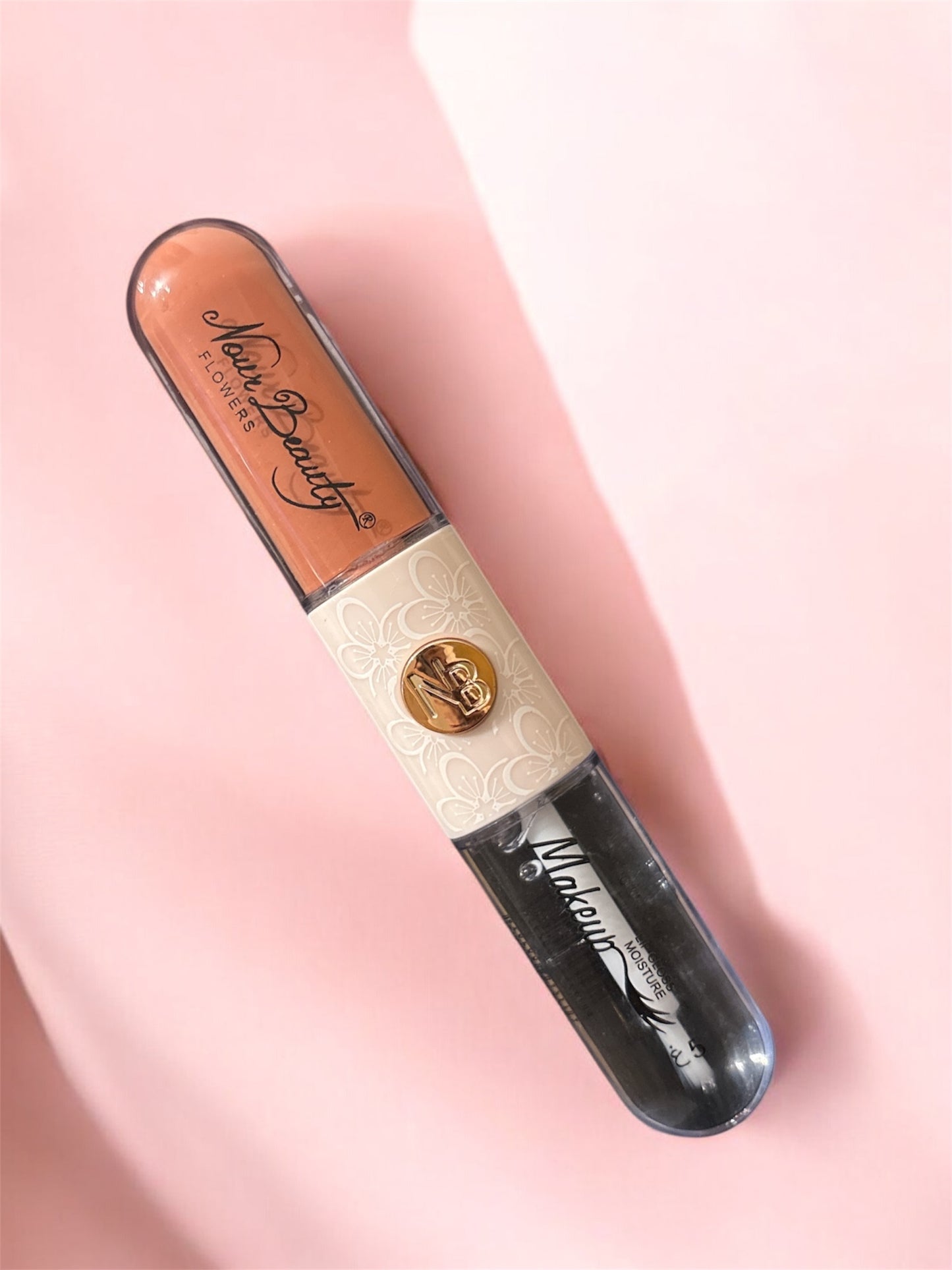 Nour Beauty-Gloss & Rouge à Lèvres 2-en-1  (Teinte Nude) 🤎