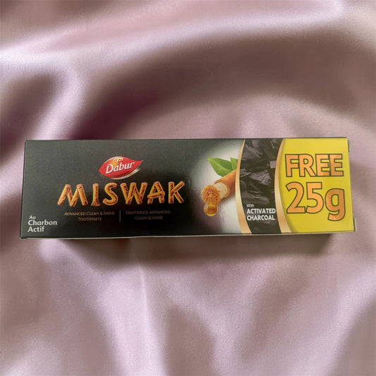 Dabur -Dentifrice miswak au charbon 🪥
