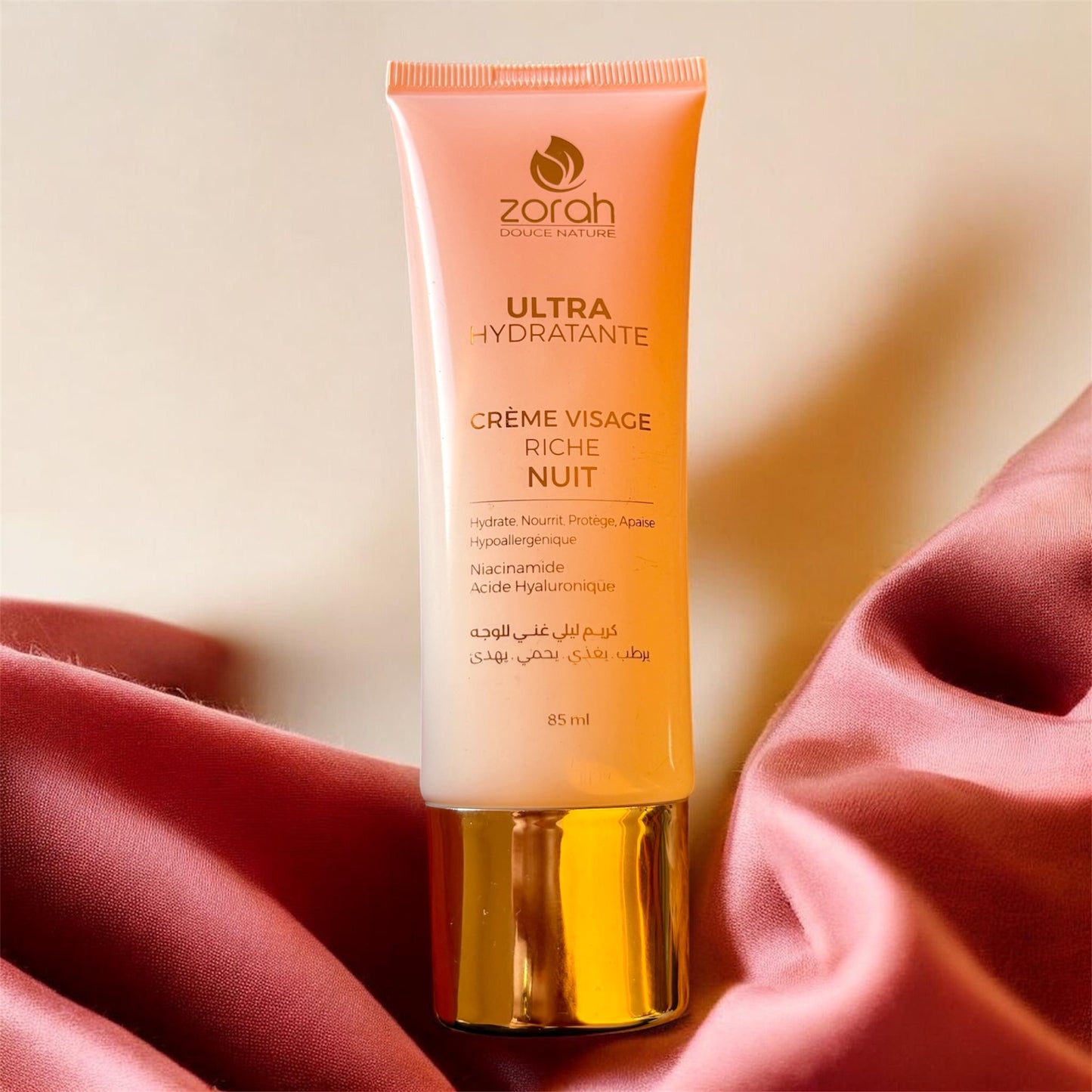 Zorah- Crème Visage Riche Nuit Ultra Hydratante  ✨