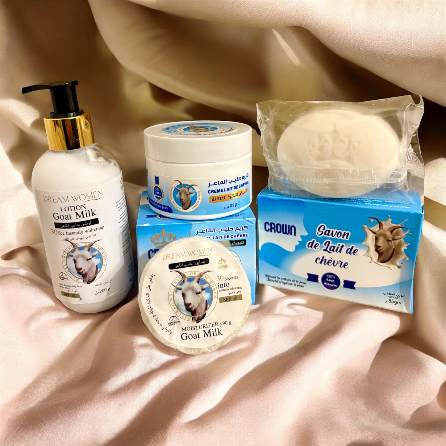 DREAM WOMEN & CROWN - Pack LAIT DE CHÈVRE 🐐✨