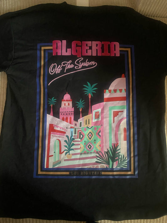 T-shirt Algeria Noir