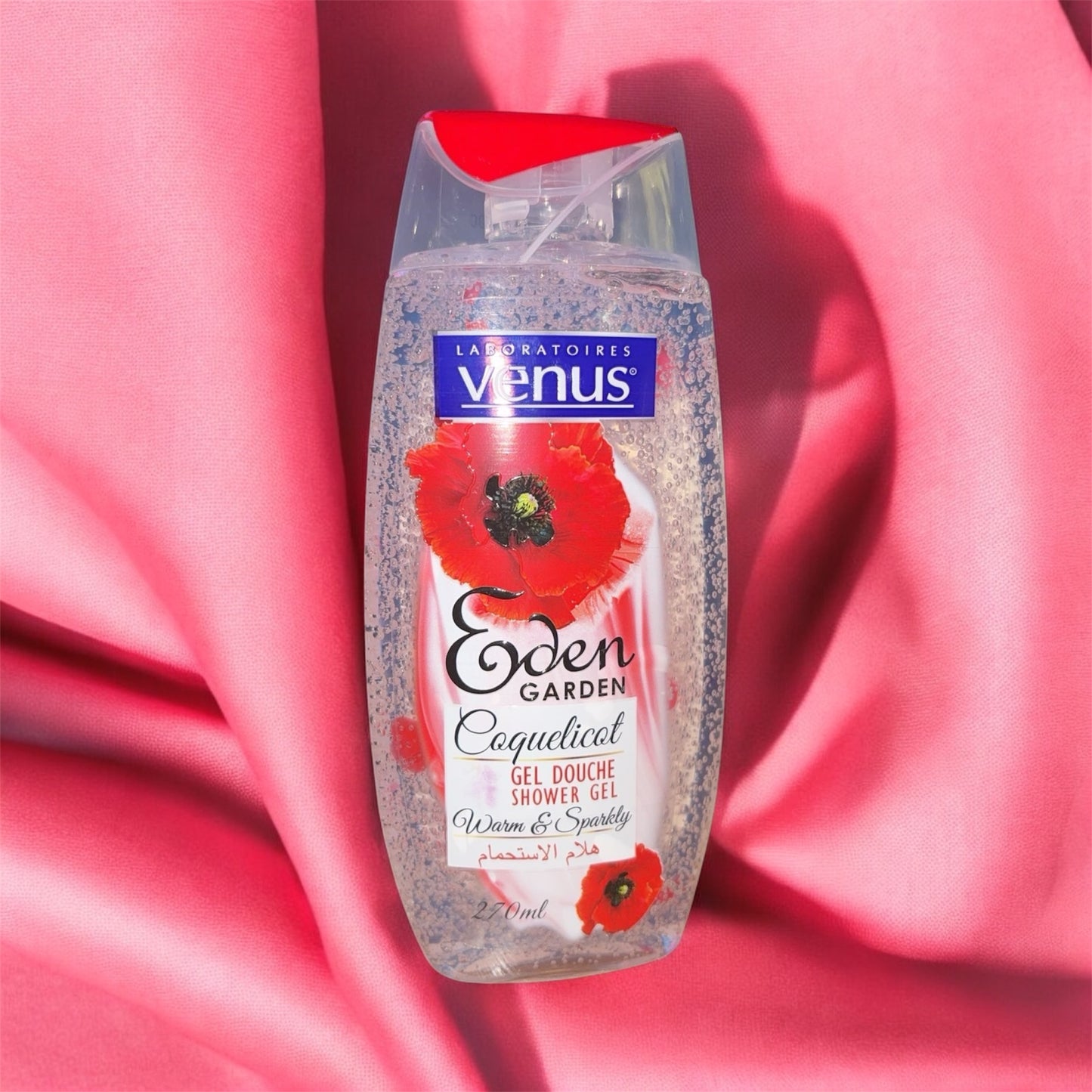 Gel Douche Vénus  Eden Garden – Coquelicot 🌺