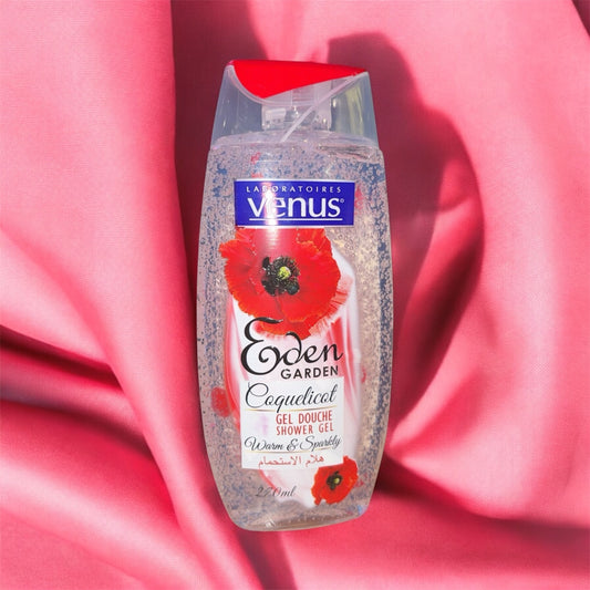 Gel Douche Vénus  Eden Garden – Coquelicot 🌺