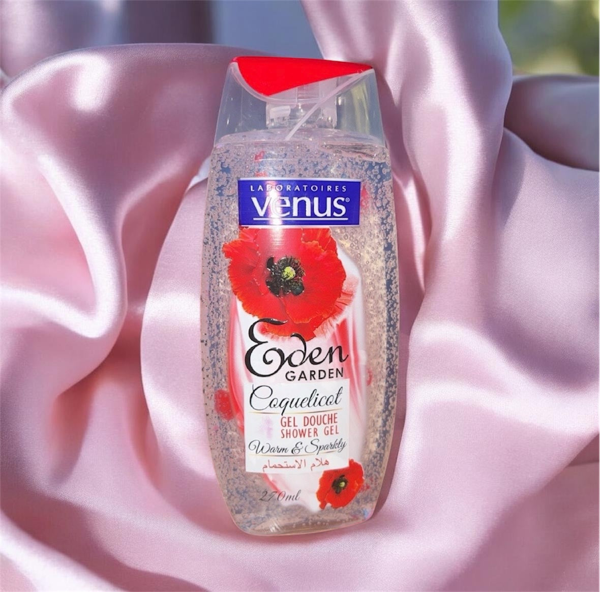 Venus – Gel douche Coquelicot 🌺