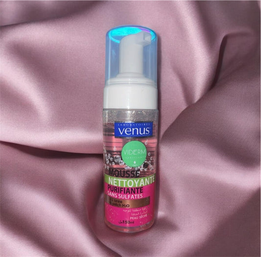 Venus- Mousse Nettoyante Purifiante - Peau sèche 🫧